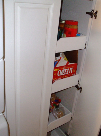 Kitchen Pantry with Pullout shelves